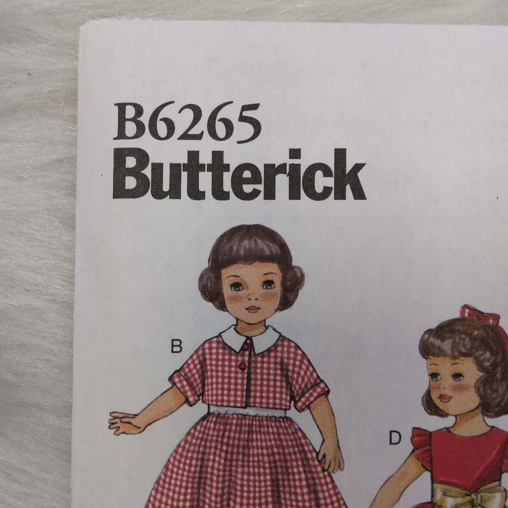 Butterick B6265 Retro 1957 clothes for American Girl Doll